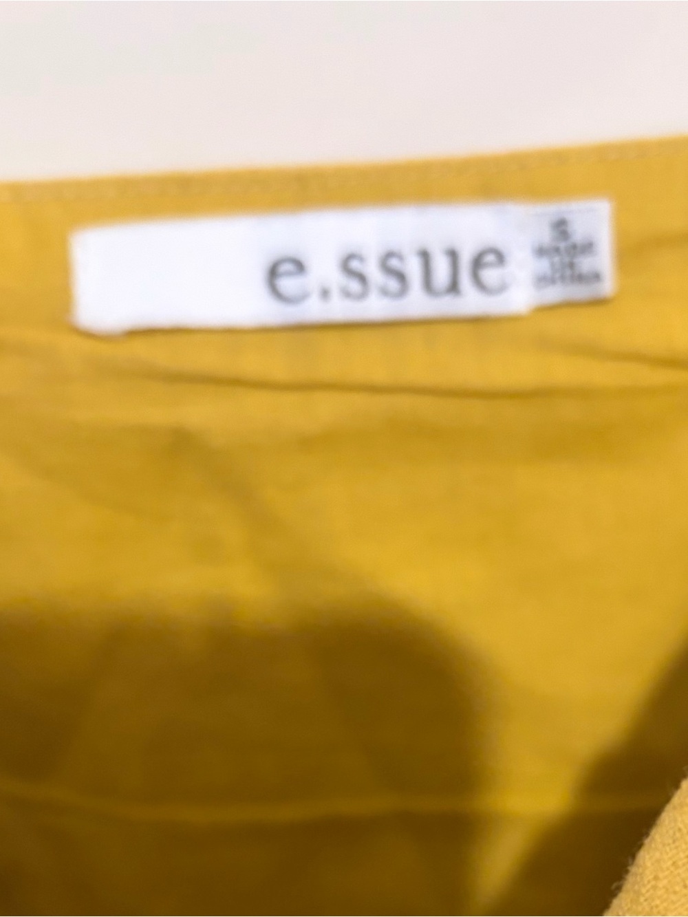 Essue Mustard Ruched Peplum Cami Top - Women - Picture 5 of 8